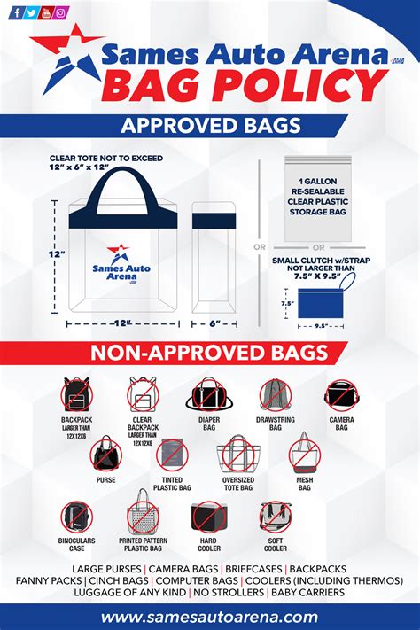 Sames auto arena bag policy. Things To Know About Sames auto arena bag policy. 
